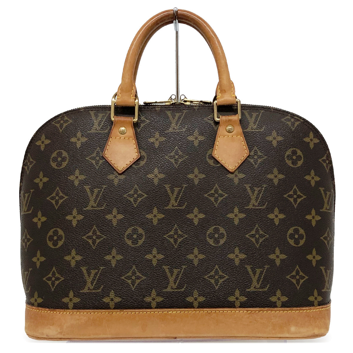 Louis Vuitton M51130 Alma Handbag Monogram PVC/Leather Brown Pre-owned