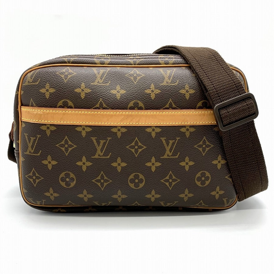 Louis Vuitton M45254 Reporter PM Crossbody Shoulder Bag Monogram Brown Pre-owned