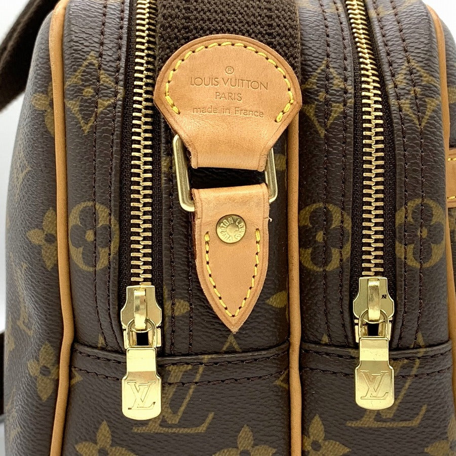 Louis Vuitton M45254 Reporter PM Crossbody Shoulder Bag Monogram Brown Pre-owned