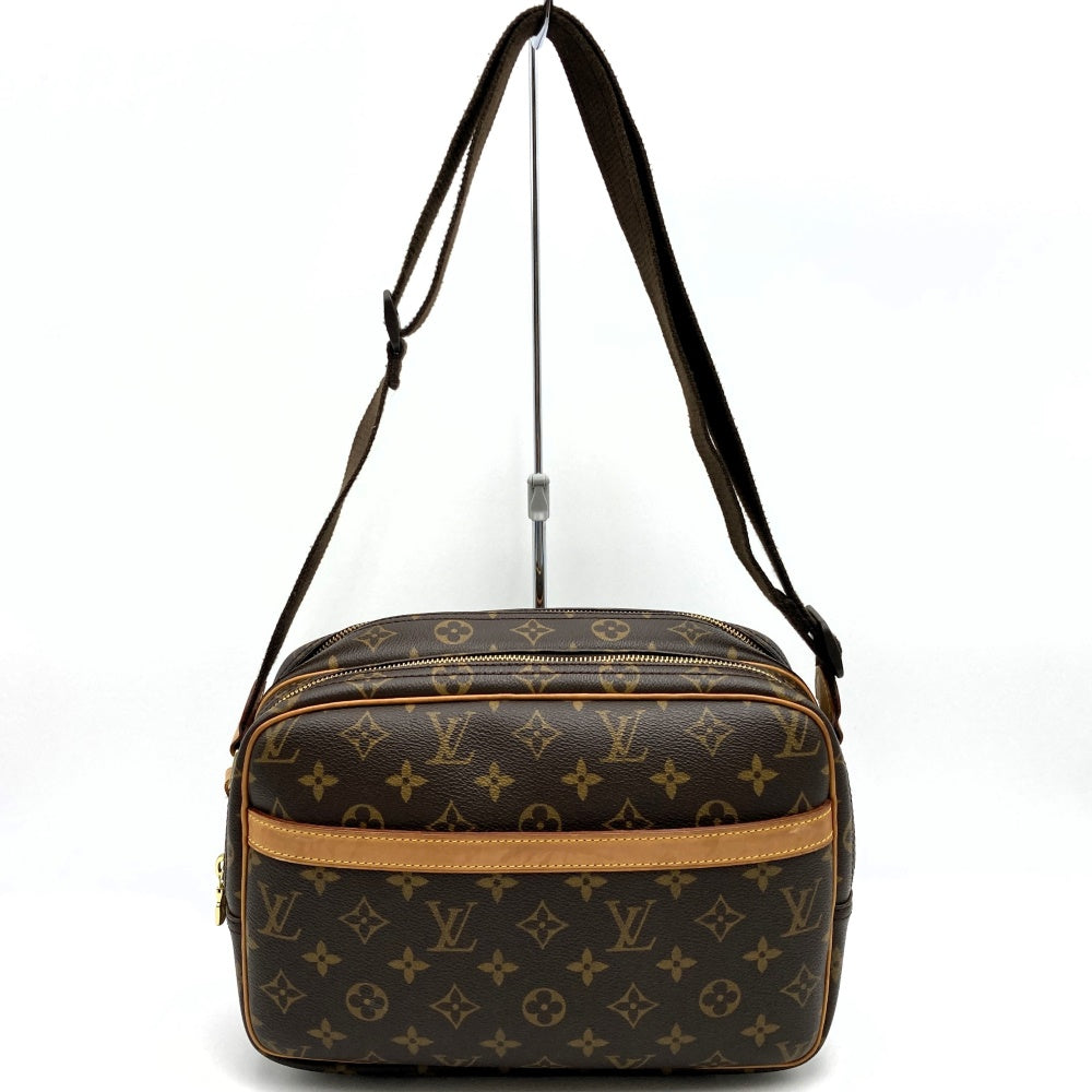 Louis Vuitton M45254 Reporter PM Crossbody Shoulder Bag Monogram Brown Pre-owned