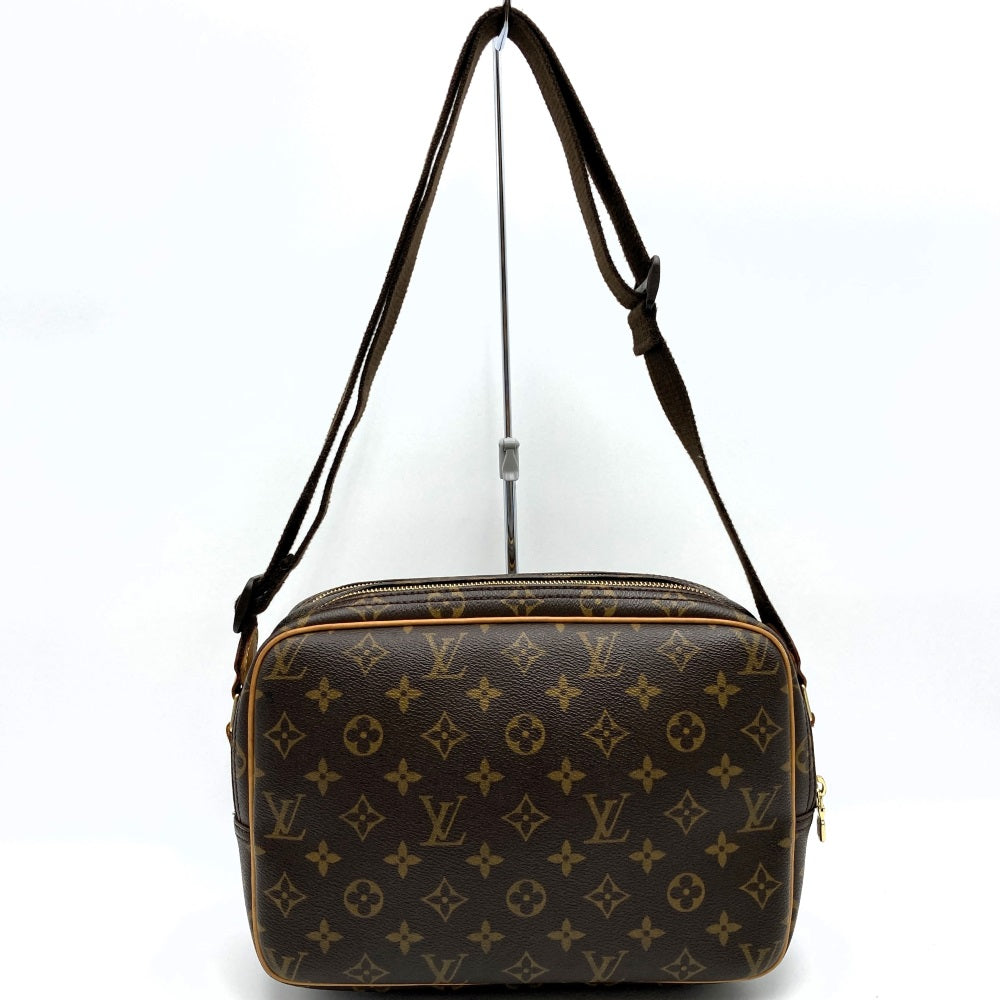 Louis Vuitton M45254 Reporter PM Crossbody Shoulder Bag Monogram Brown Pre-owned