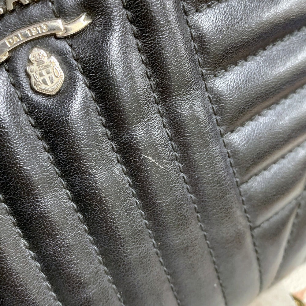 PRADA Diagram Handbag/Shoulder Bag, 2-way, Crossbody, Leather, Black, Women's/Men's, Brand PRE-OWNED