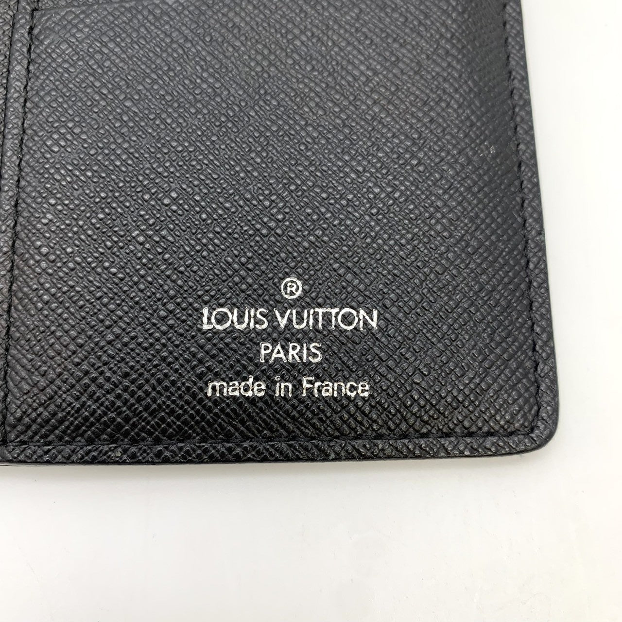 Louis Vuitton M62665 Portefeuille Brazza Long Wallet Damier Canvas Black Pre-owned