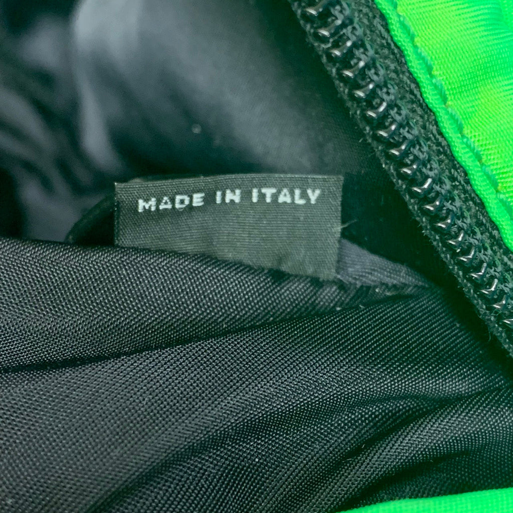 Prada Body Bag Nylon Fluorescent Green Pre-owned