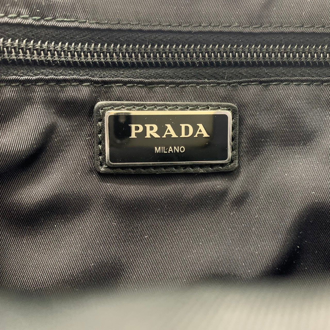 Prada Body Bag Nylon Fluorescent Green Pre-owned