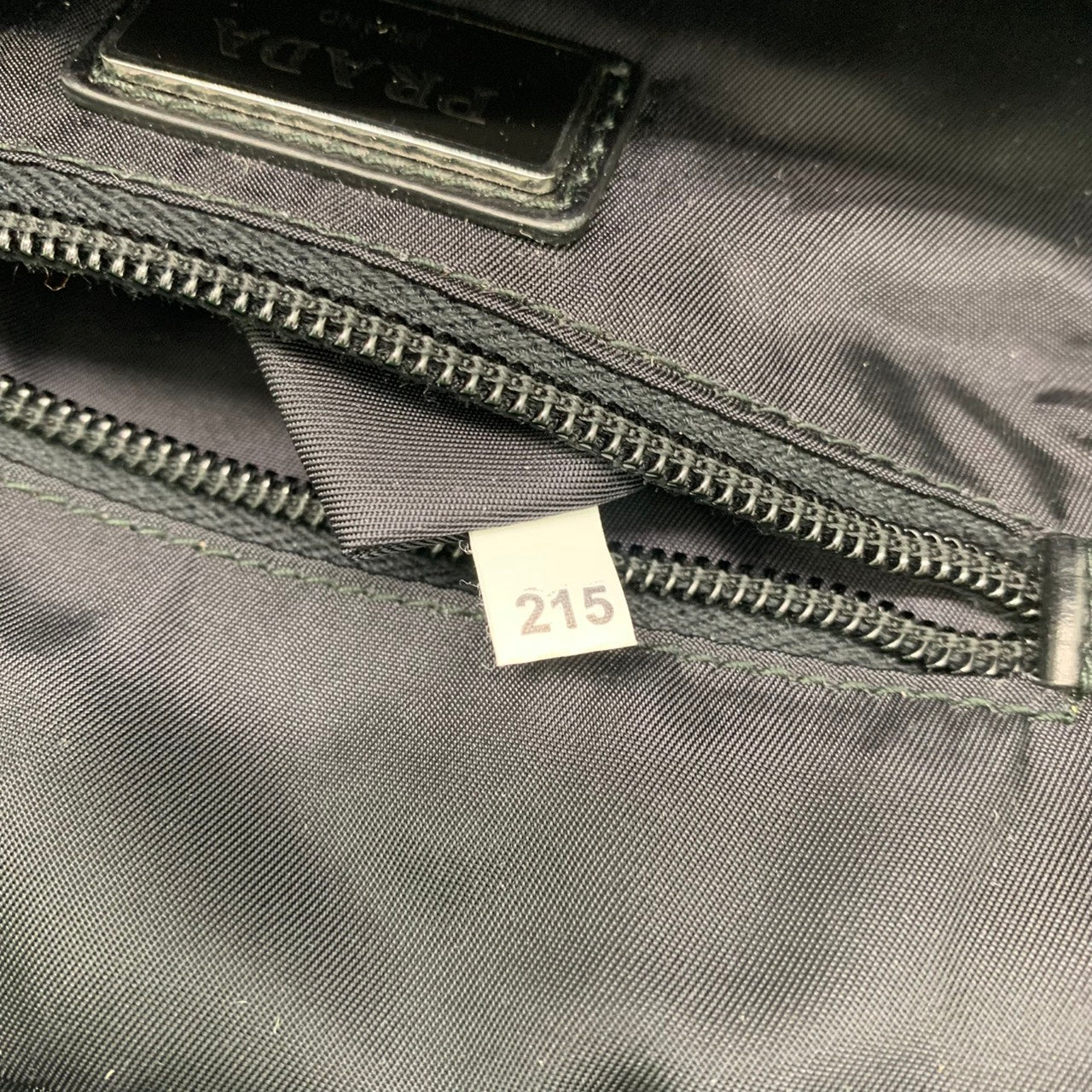 Prada Body Bag Nylon Fluorescent Green Pre-owned