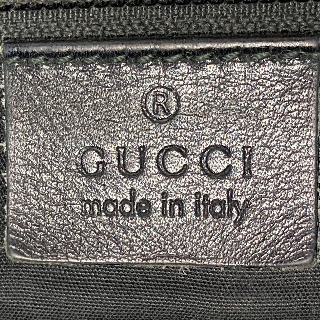 Gucci 201732 GG Imprime Shoulder Bag Black Pre-owned