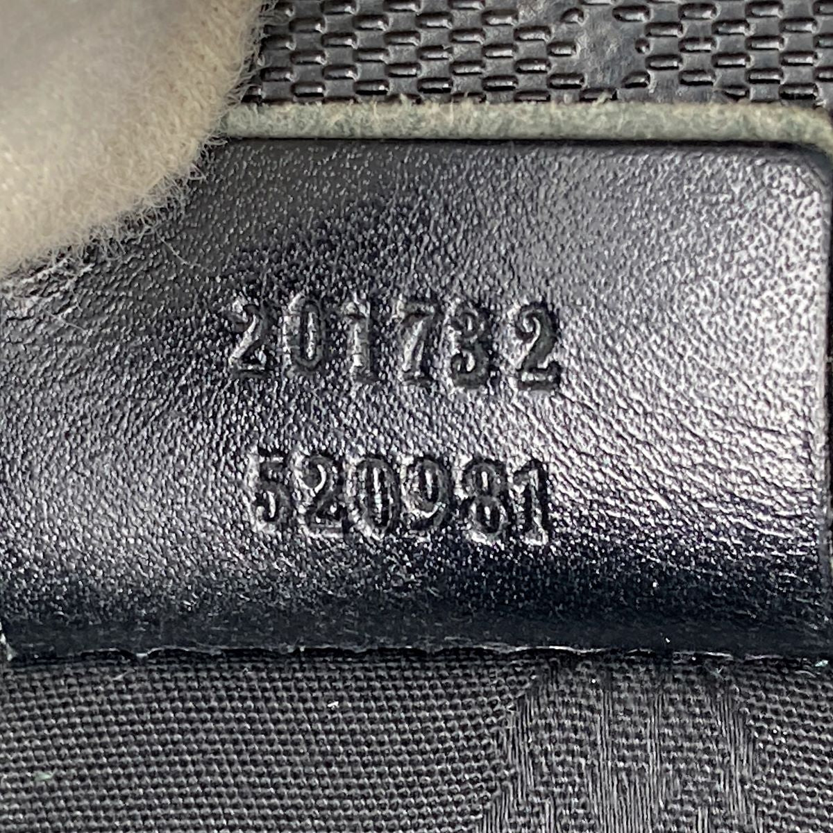 Gucci 201732 GG Imprime Shoulder Bag Black Pre-owned