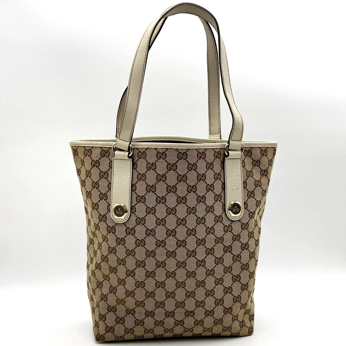 Gucci 153009 Shoulder Bag/Tote Bag GG Canvas Brown Pre-owned
