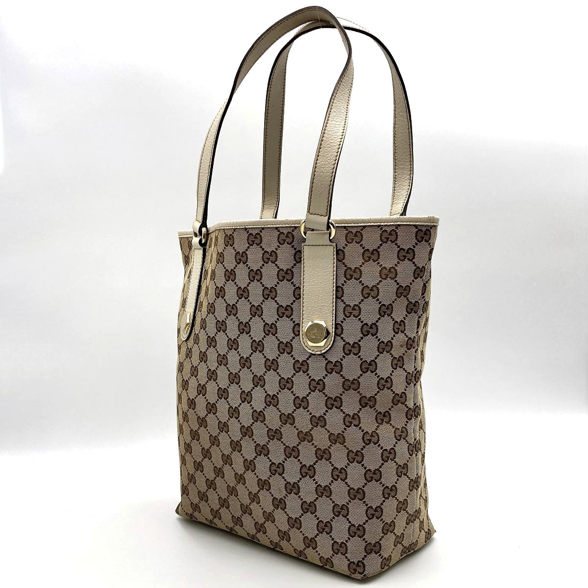 Gucci 153009 Shoulder Bag/Tote Bag GG Canvas Brown Pre-owned