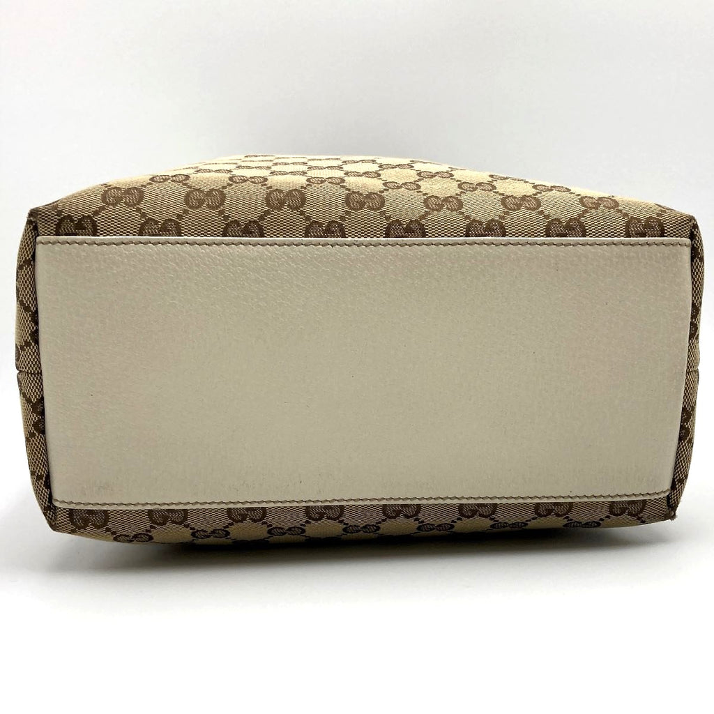 Gucci 153009 Shoulder Bag/Tote Bag GG Canvas Brown Pre-owned