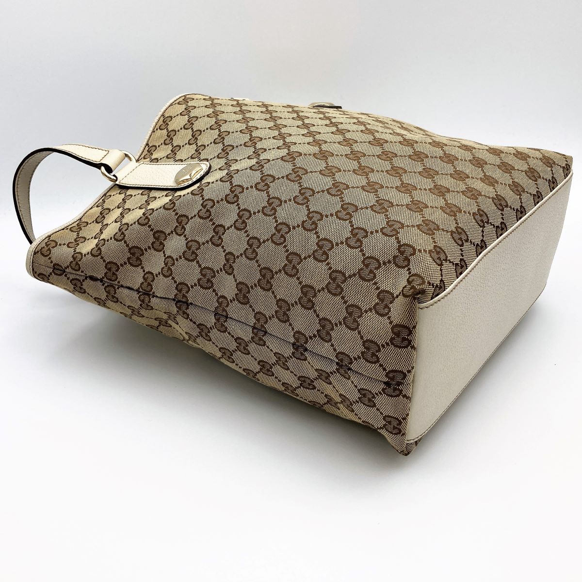 Gucci 153009 Shoulder Bag/Tote Bag GG Canvas Brown Pre-owned