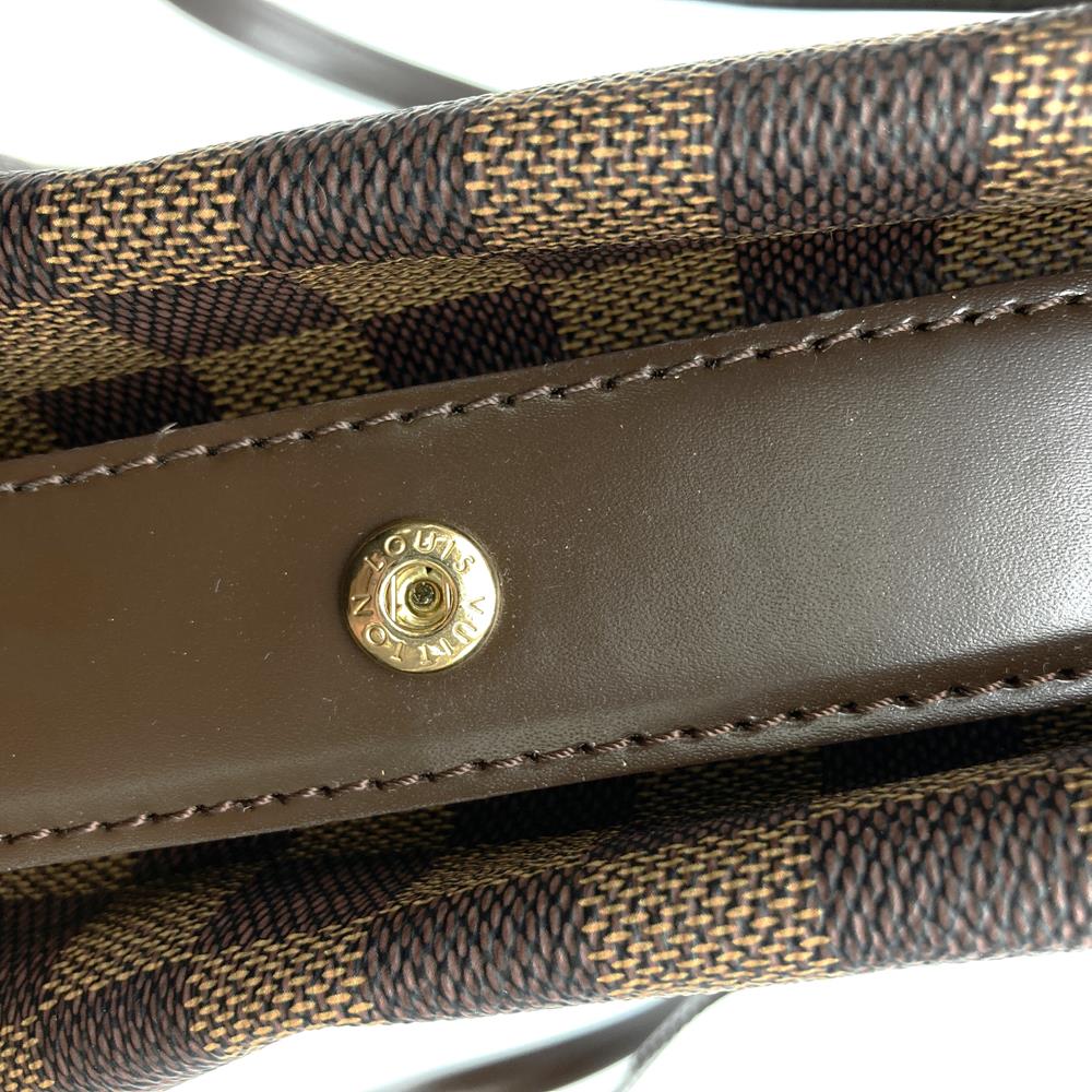Louis Vuitton N51119 Chelsea Shoulder Bag/Tote Bag Damier Ebene Canvas Brown Pre-owned