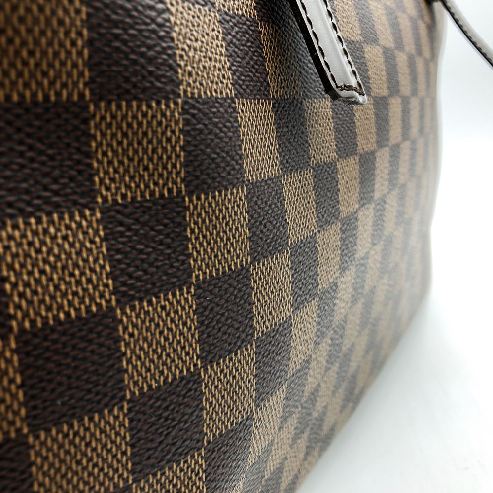 Louis Vuitton N51119 Chelsea Shoulder Bag/Tote Bag Damier Ebene Canvas Brown Pre-owned