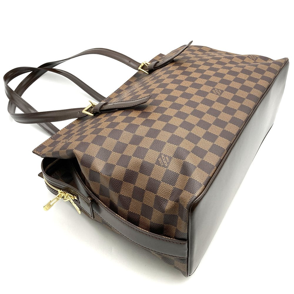 Louis Vuitton N51119 Chelsea Shoulder Bag/Tote Bag Damier Ebene Canvas Brown Pre-owned