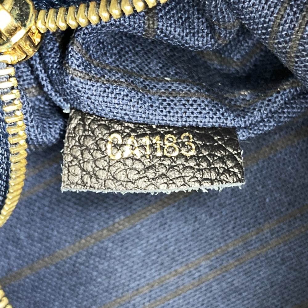 LOUIS VUITTON M40808 Empreinte Metis Handbag Black Monogram Empreinte Used PRE-OWNED