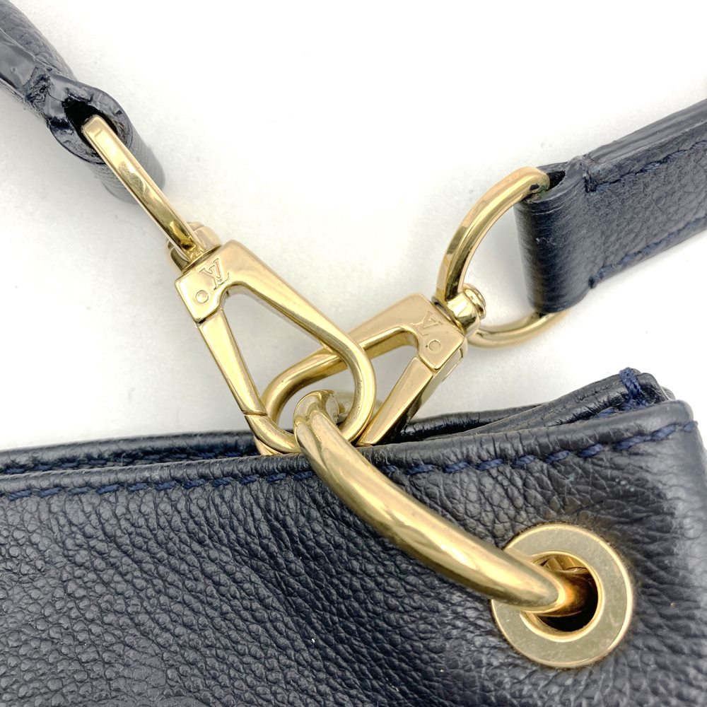LOUIS VUITTON M40808 Empreinte Metis Handbag Black Monogram Empreinte Used PRE-OWNED