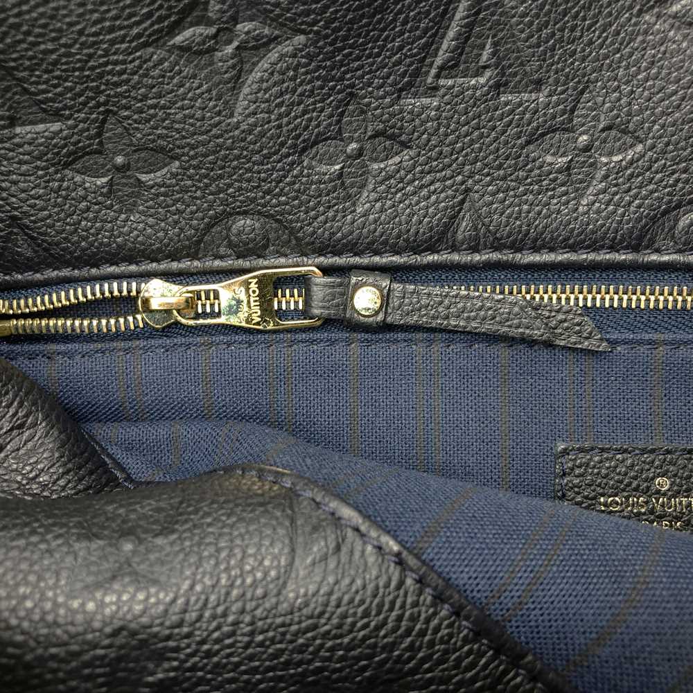 LOUIS VUITTON M40808 Empreinte Metis Handbag Black Monogram Empreinte Used PRE-OWNED