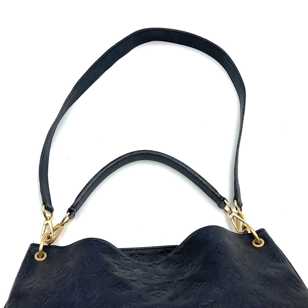 LOUIS VUITTON M40808 Empreinte Metis Handbag Black Monogram Empreinte Used PRE-OWNED