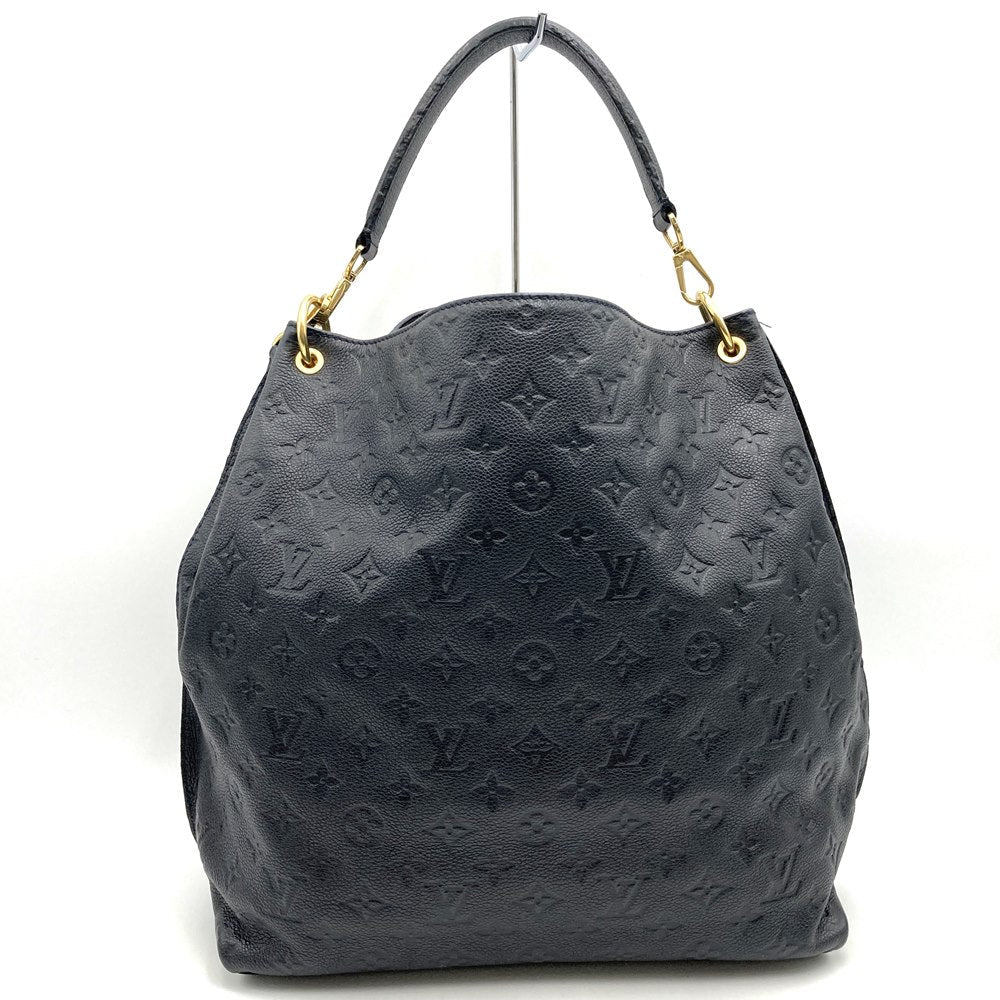 LOUIS VUITTON M40808 Empreinte Metis Handbag Black Monogram Empreinte Used PRE-OWNED