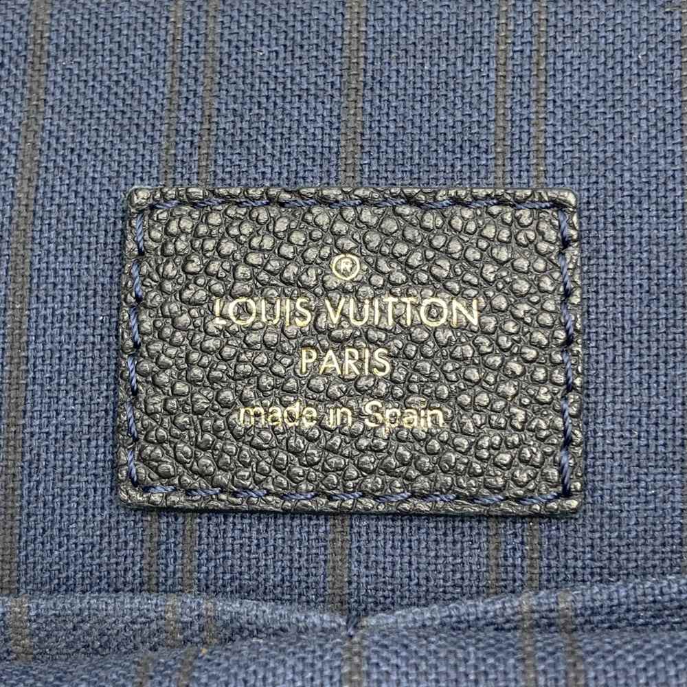 LOUIS VUITTON M40808 Empreinte Metis Handbag Black Monogram Empreinte Used PRE-OWNED