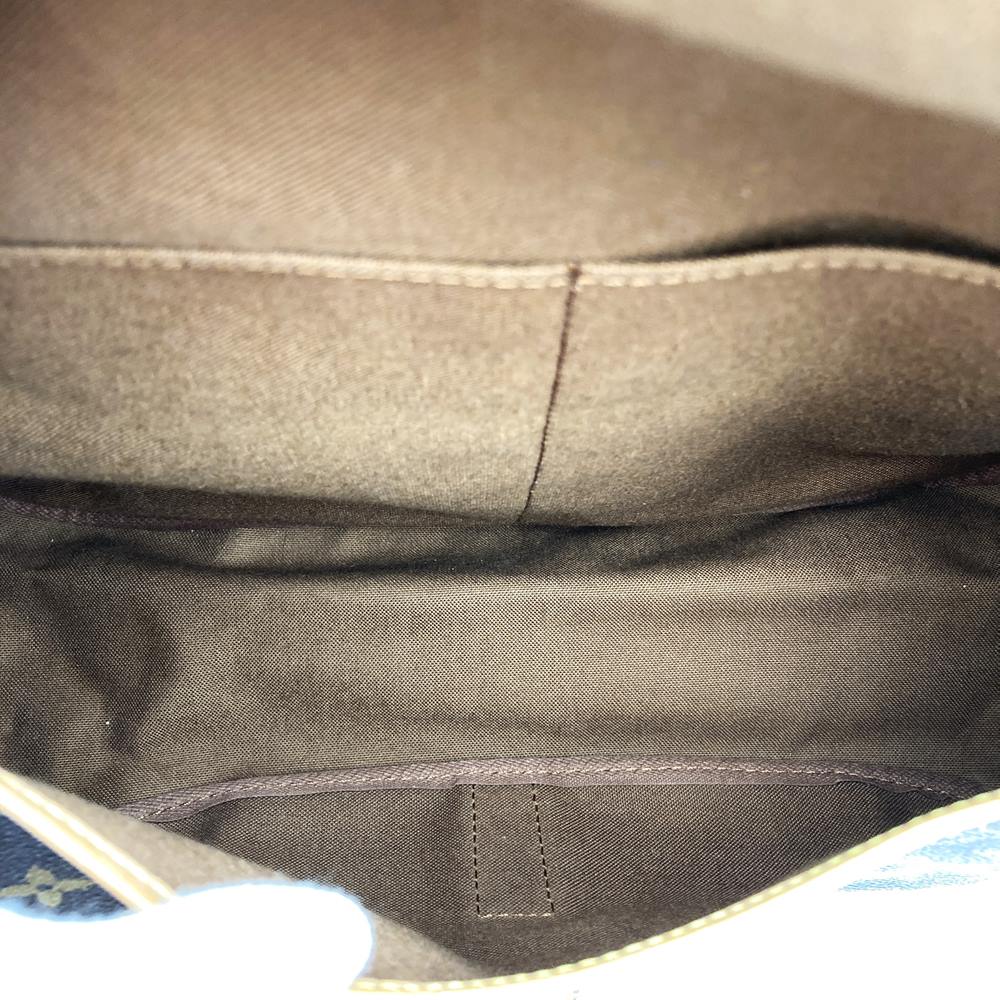 Louis Vuitton M42256 Saumur 30 Shoulder Bag Monogram Canvas/Leather Brown Pre-owned
