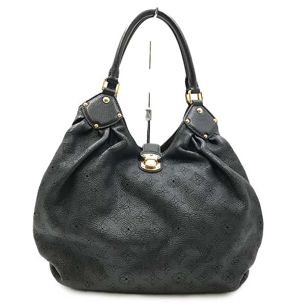 Louis Vuitton M95547 Mahina XL Shoulder Bag Monogram Mahina Black Pre-owned