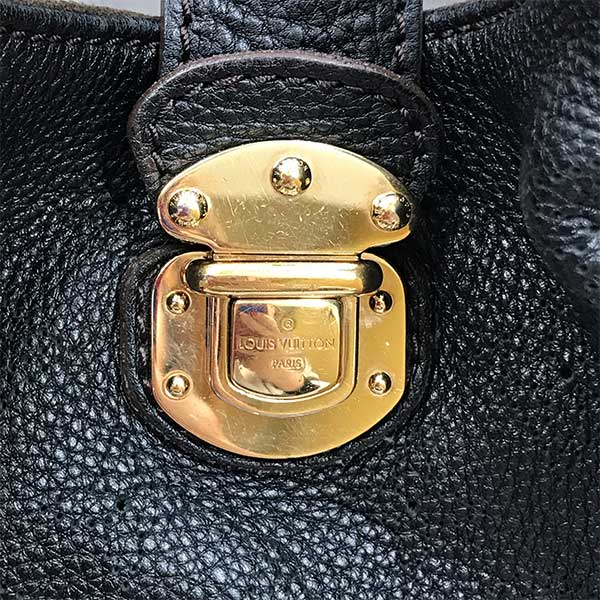 Louis Vuitton M95547 Mahina XL Shoulder Bag Monogram Mahina Black Pre-owned