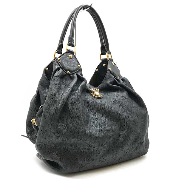 Louis Vuitton M95547 Mahina XL Shoulder Bag Monogram Mahina Black Pre-owned