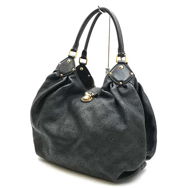 Louis Vuitton M95547 Mahina XL Shoulder Bag Monogram Mahina Black Pre-owned