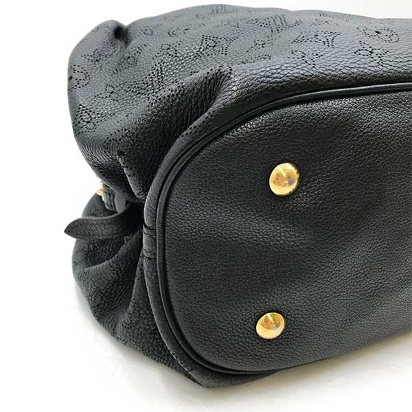Louis Vuitton M95547 Mahina XL Shoulder Bag Monogram Mahina Black Pre-owned