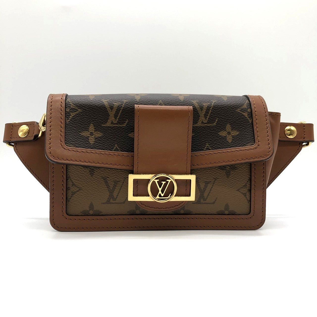 Louis Vuitton M44586 Bum Bag Monogram Reverse Brown Pre-owned