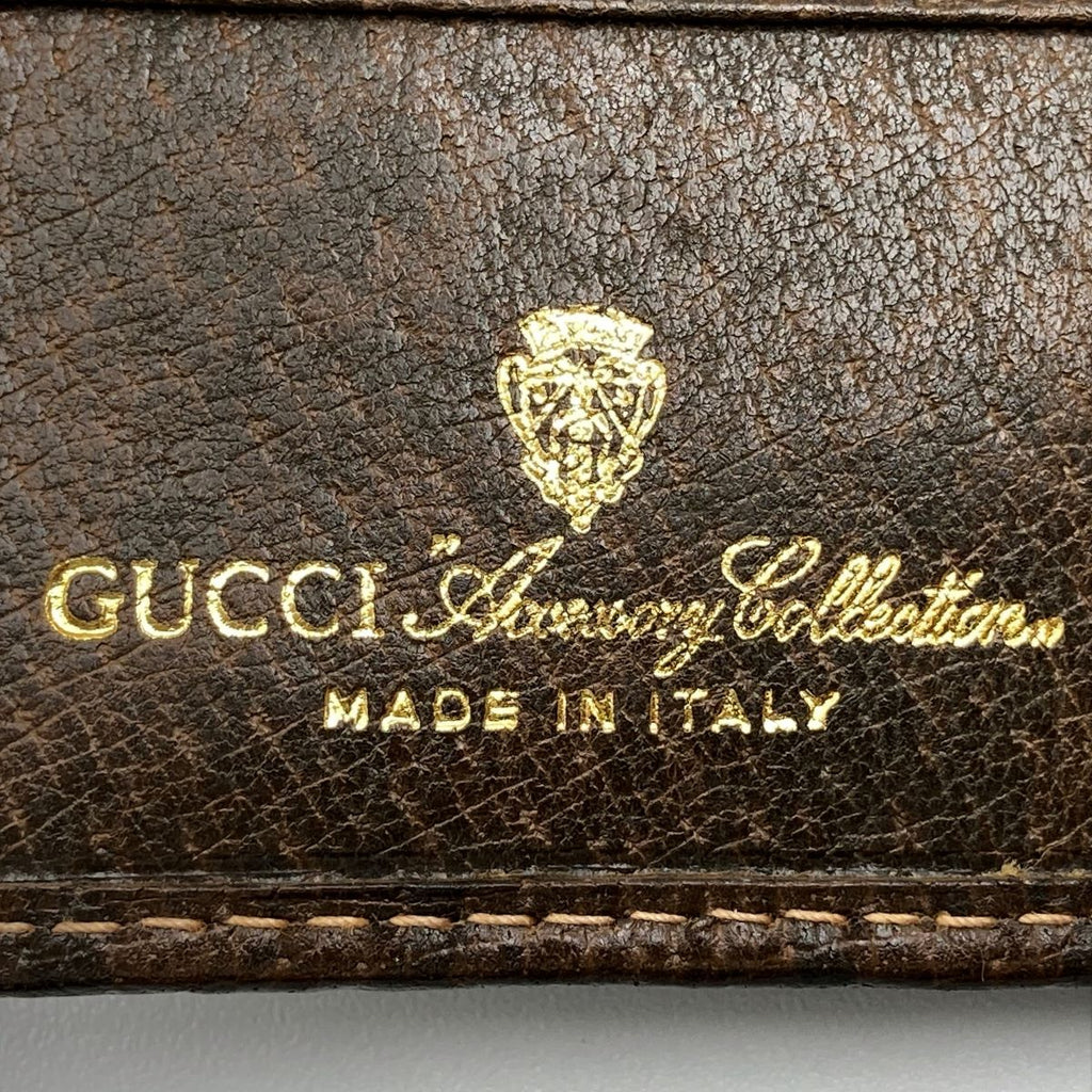 Gucci Sherry Line Bi-fold Long Wallet GG Supreme Pre-owned