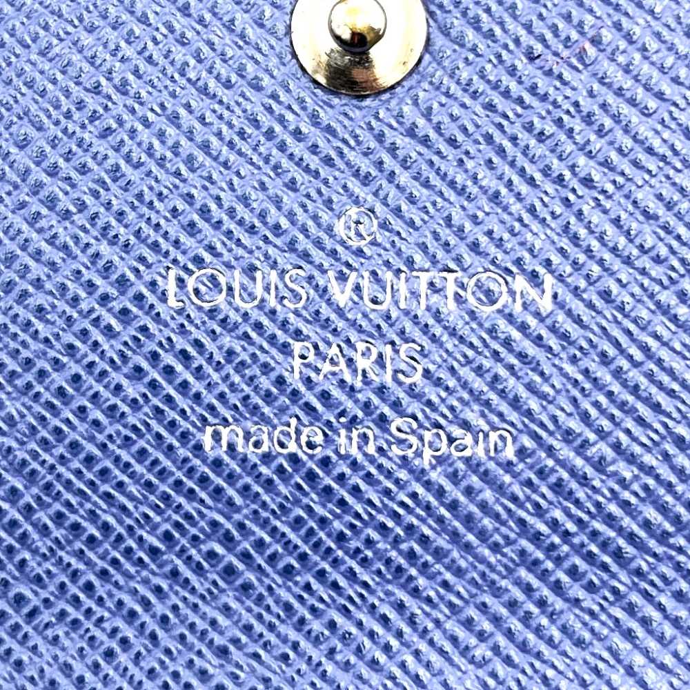 Louis Vuitton M60324 Portefeuille Sarah Long Wallet Epi Leather Navy Pre-owned