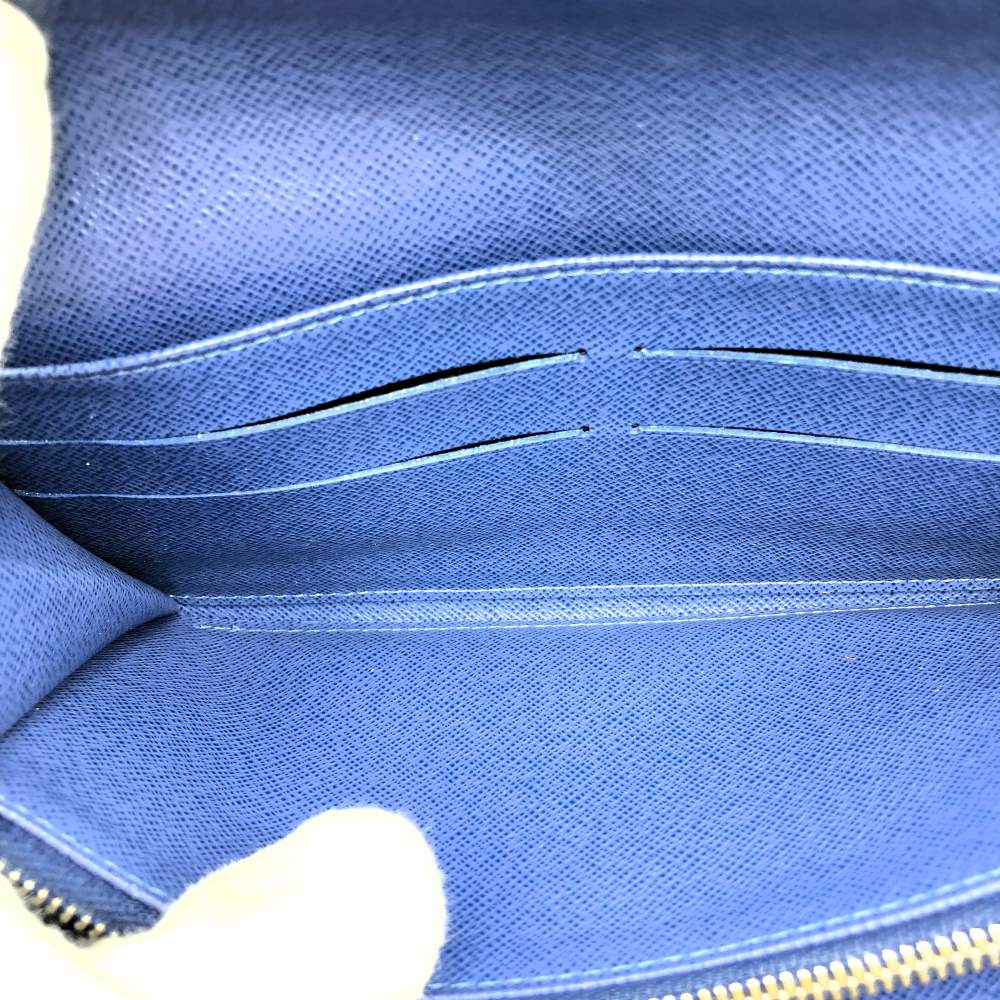 Louis Vuitton M60324 Portefeuille Sarah Long Wallet Epi Leather Navy Pre-owned