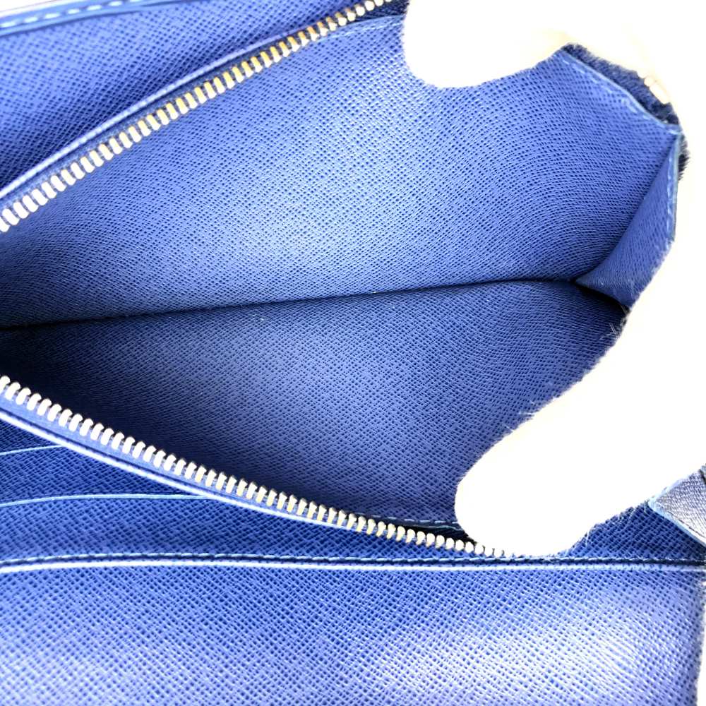 Louis Vuitton M60324 Portefeuille Sarah Long Wallet Epi Leather Navy Pre-owned