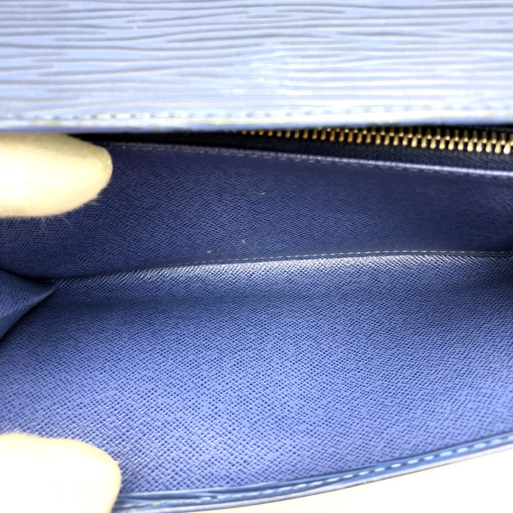 Louis Vuitton M60324 Portefeuille Sarah Long Wallet Epi Leather Navy Pre-owned