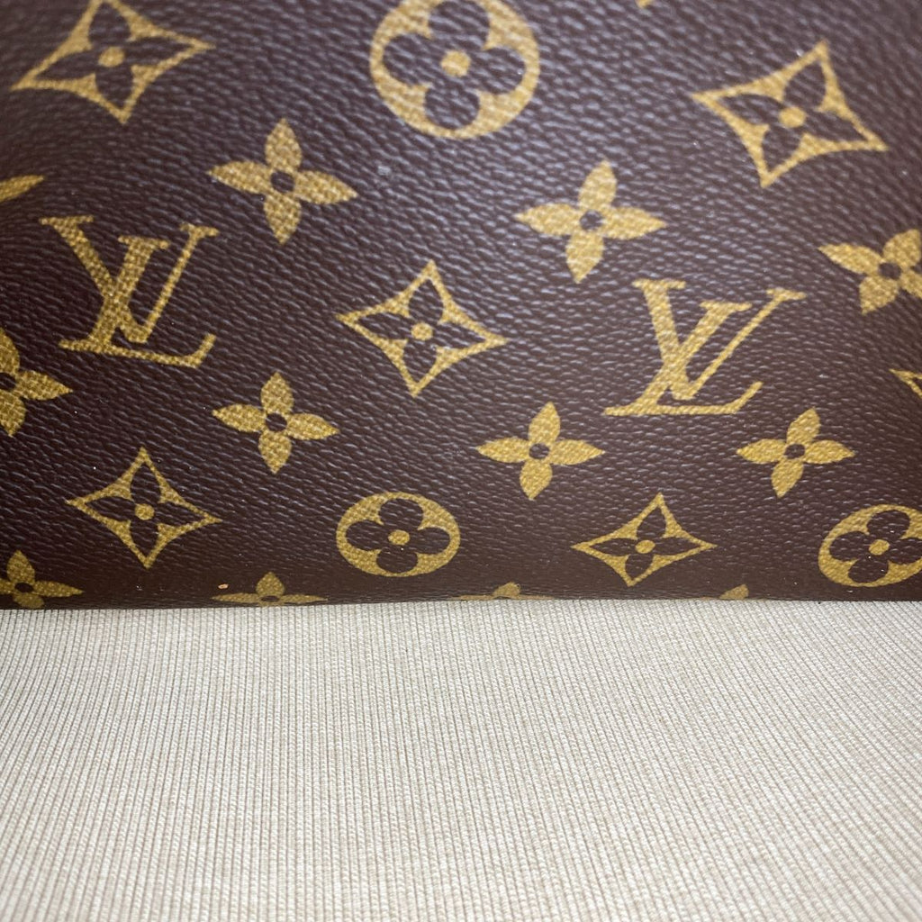 Louis Vuitton M47270 Deauville Bowling Vanity Handbag Monogram Brown Pre-owned
