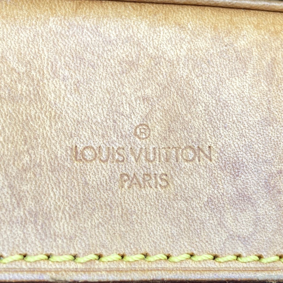 Louis Vuitton M47270 Deauville Bowling Vanity Handbag Monogram Brown Pre-owned