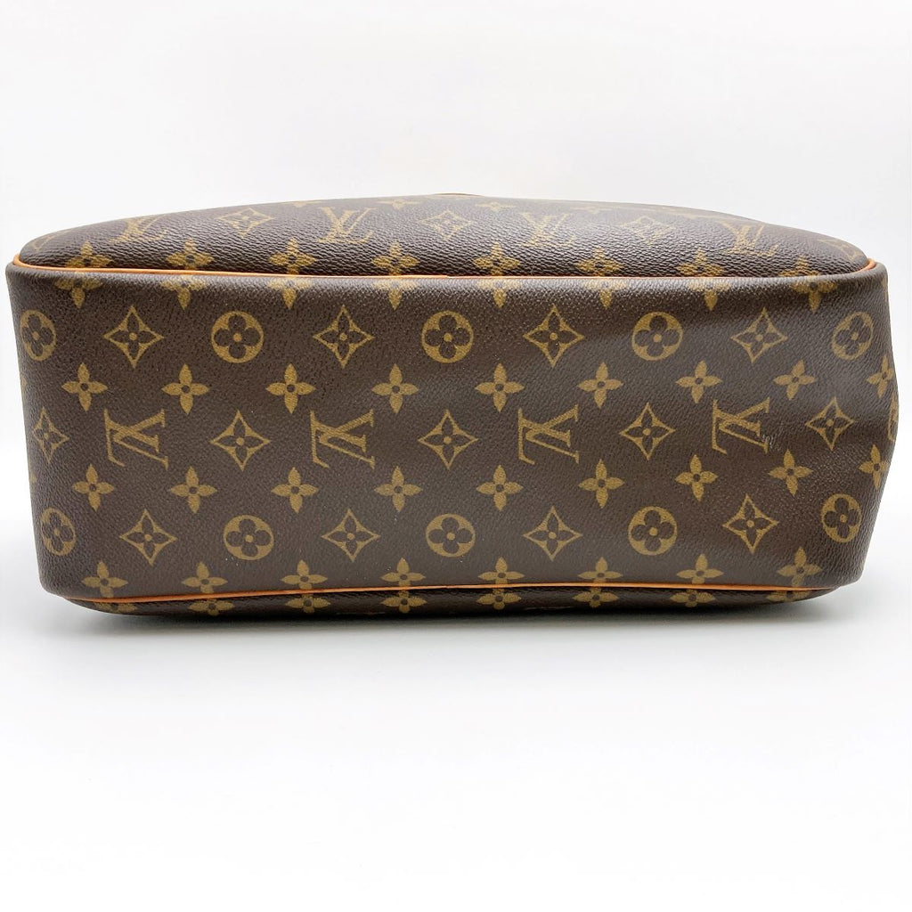 Louis Vuitton M47270 Deauville Bowling Vanity Handbag Monogram Brown Pre-owned