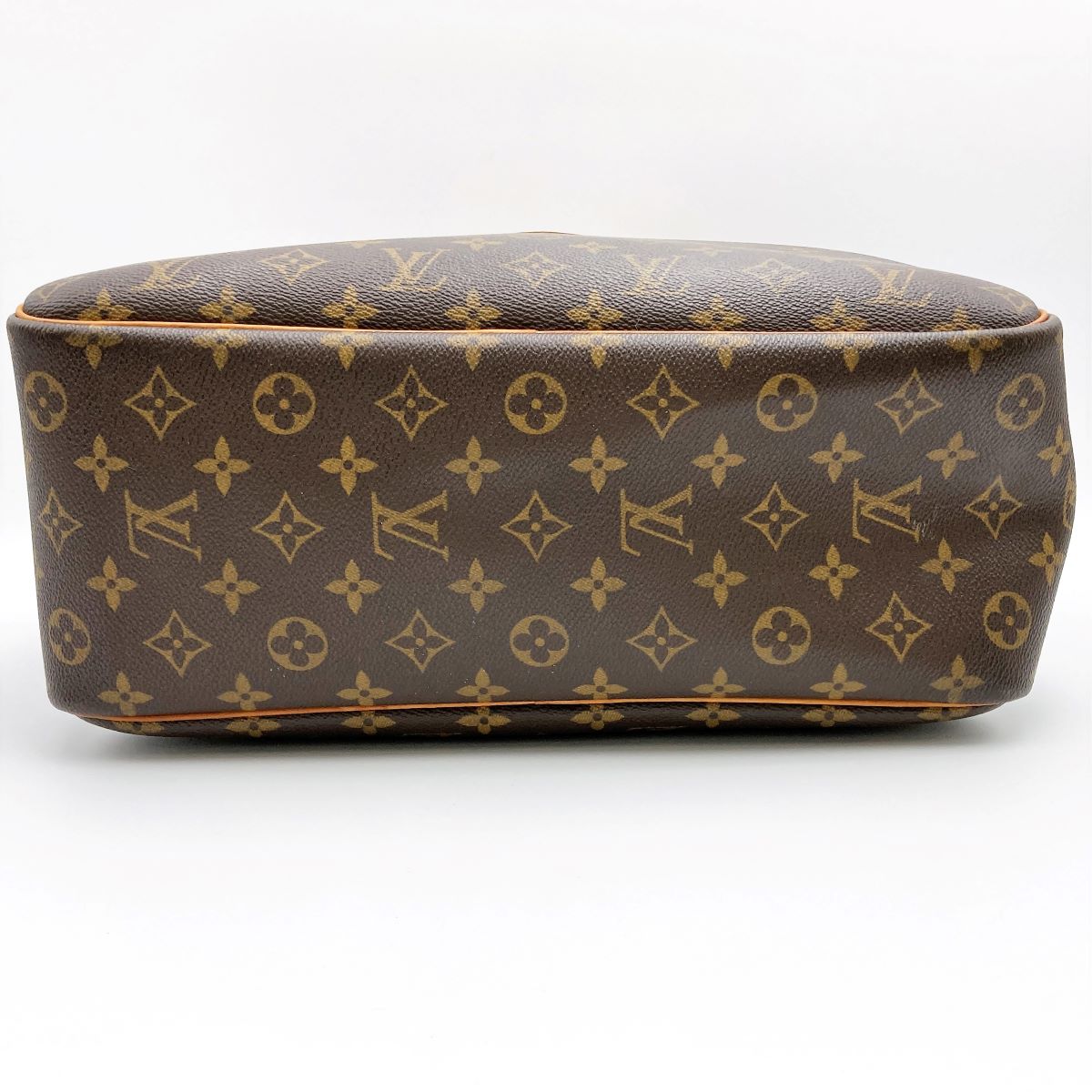 Louis Vuitton M47270 Deauville Bowling Vanity Handbag Monogram Brown Pre-owned