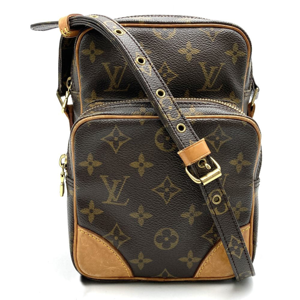 Louis Vuitton M45236 Amazon Crossbody Shoulder Bag Monogram Brown Pre-owned