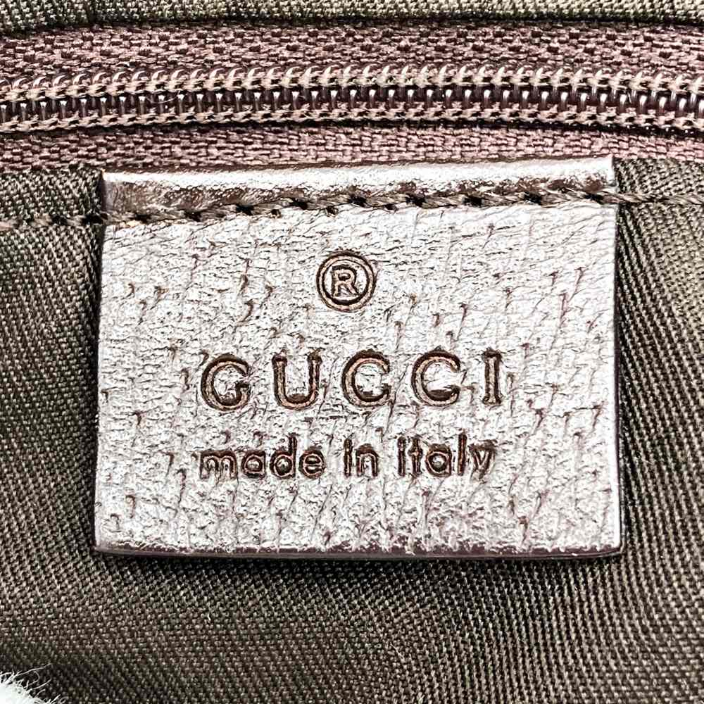 Gucci 145759 Sherry Line Handbag GG Canvas Brown Pre-owned