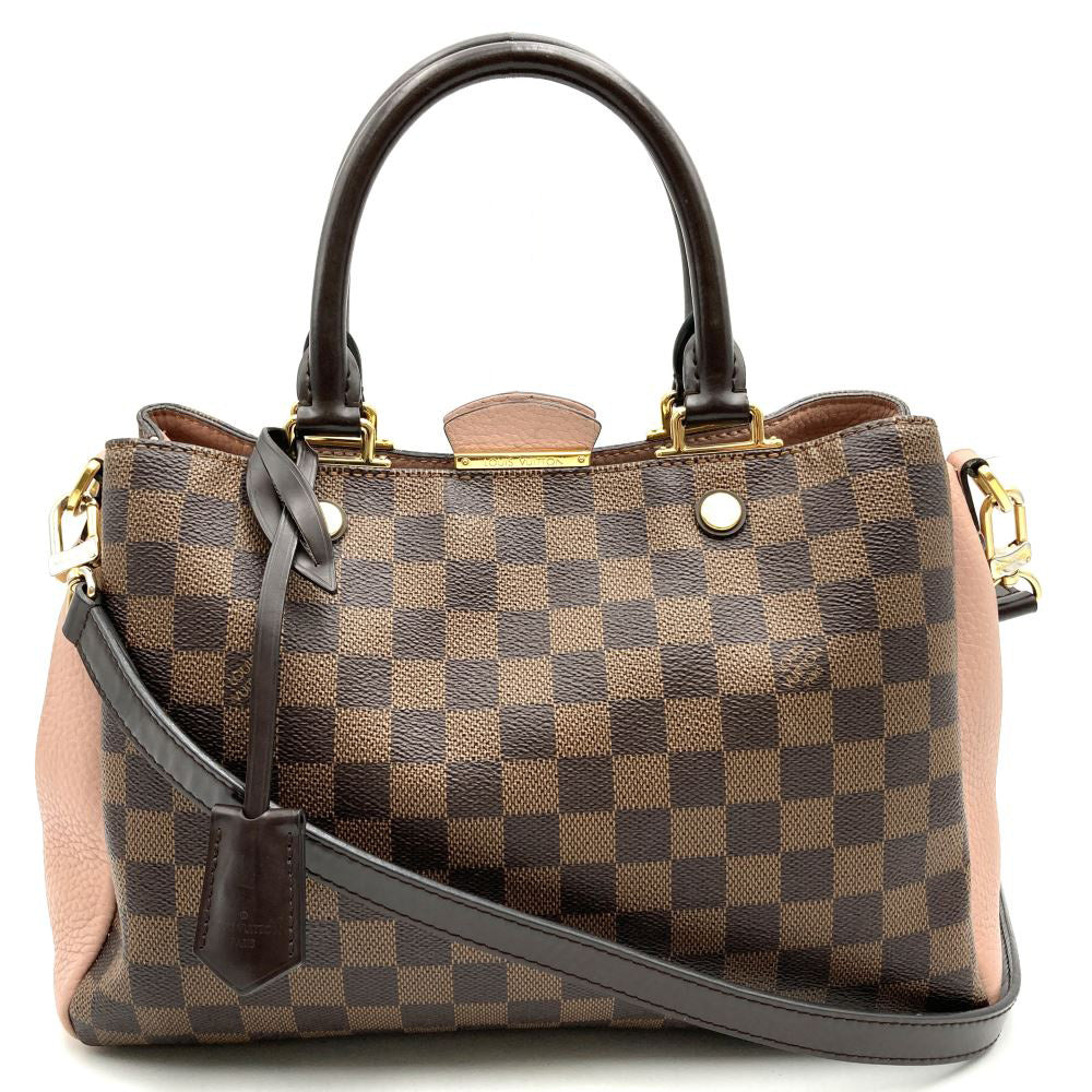 Louis Vuitton N41674 Brittany 2-Way Handbag/Crossbody Shoulder Bag Damier Brown Pre-owned