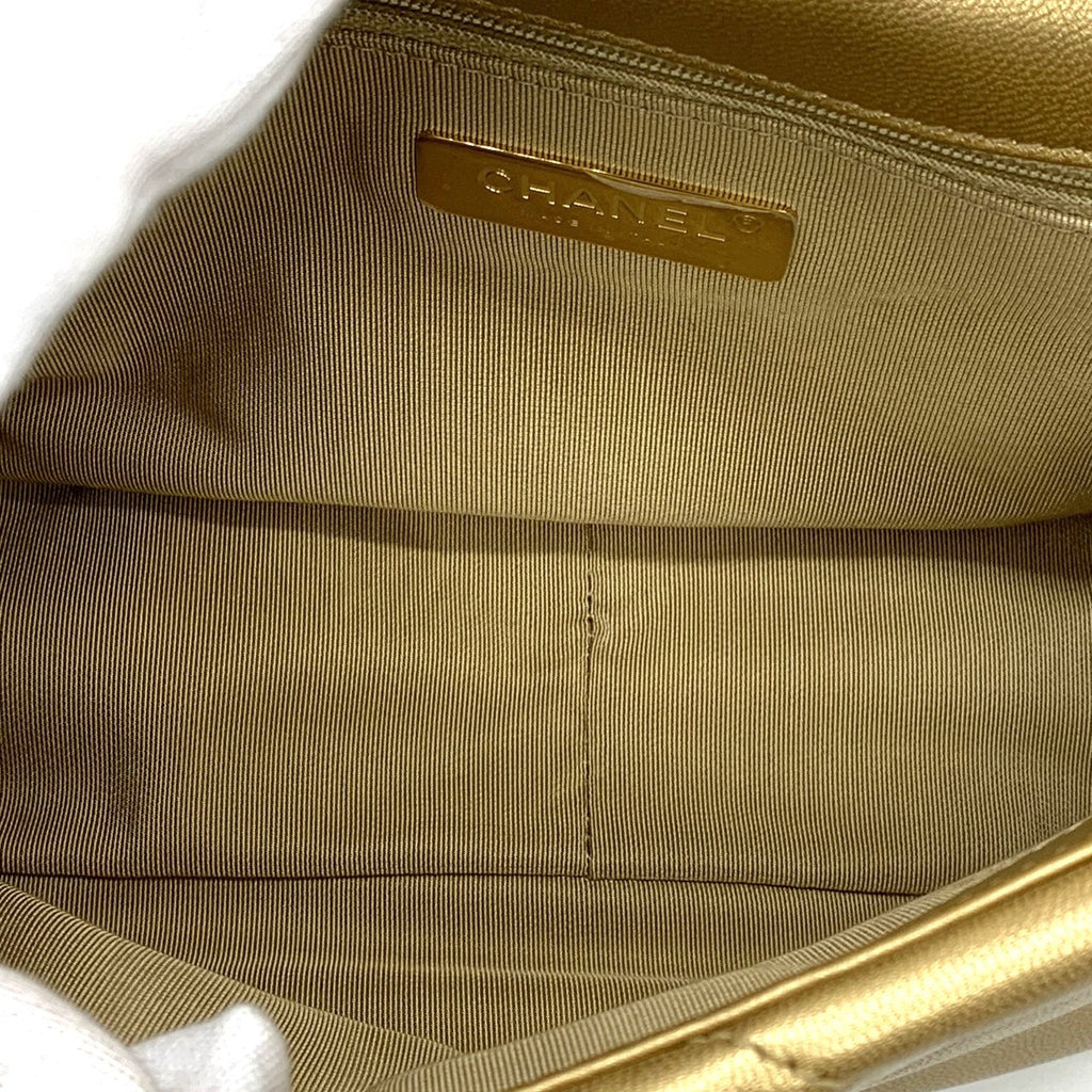 Chanel 19 Medium Matelassé Chain 2-Way Shoulder Bag Pre-owned