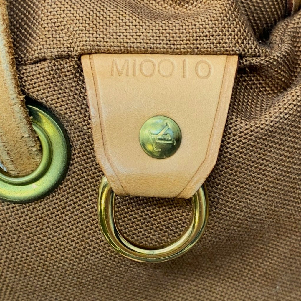 Louis Vuitton M51135 Montsouris GM Backpack/Daypack Monogram Canvas Brown Pre-owned