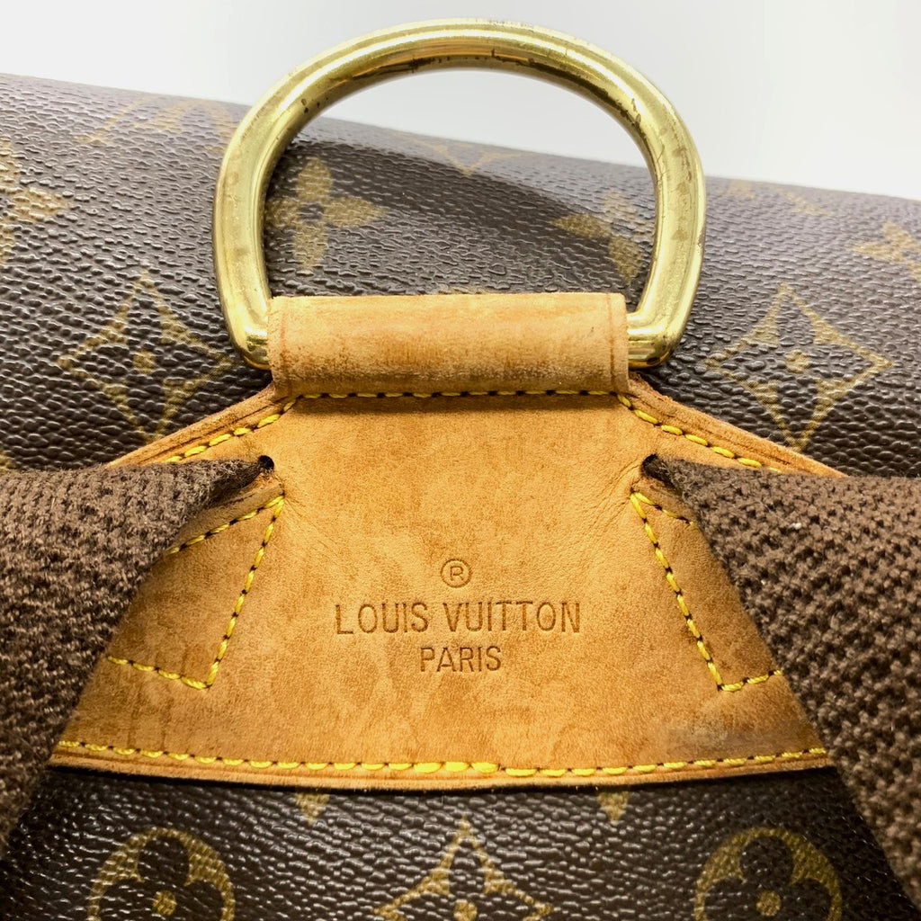 Louis Vuitton M51135 Montsouris GM Backpack/Daypack Monogram Canvas Brown Pre-owned