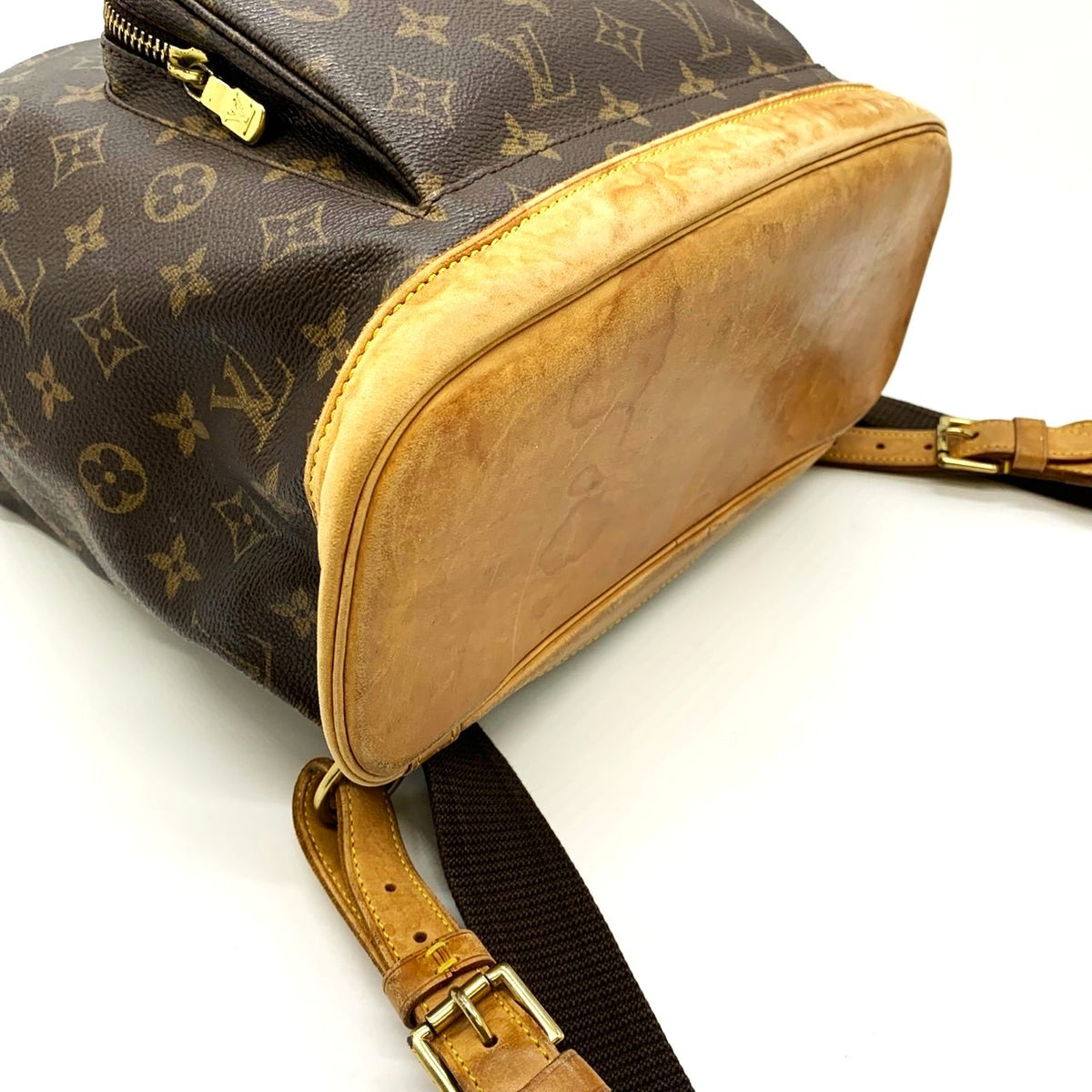 Louis Vuitton M51135 Montsouris GM Backpack/Daypack Monogram Canvas Brown Pre-owned