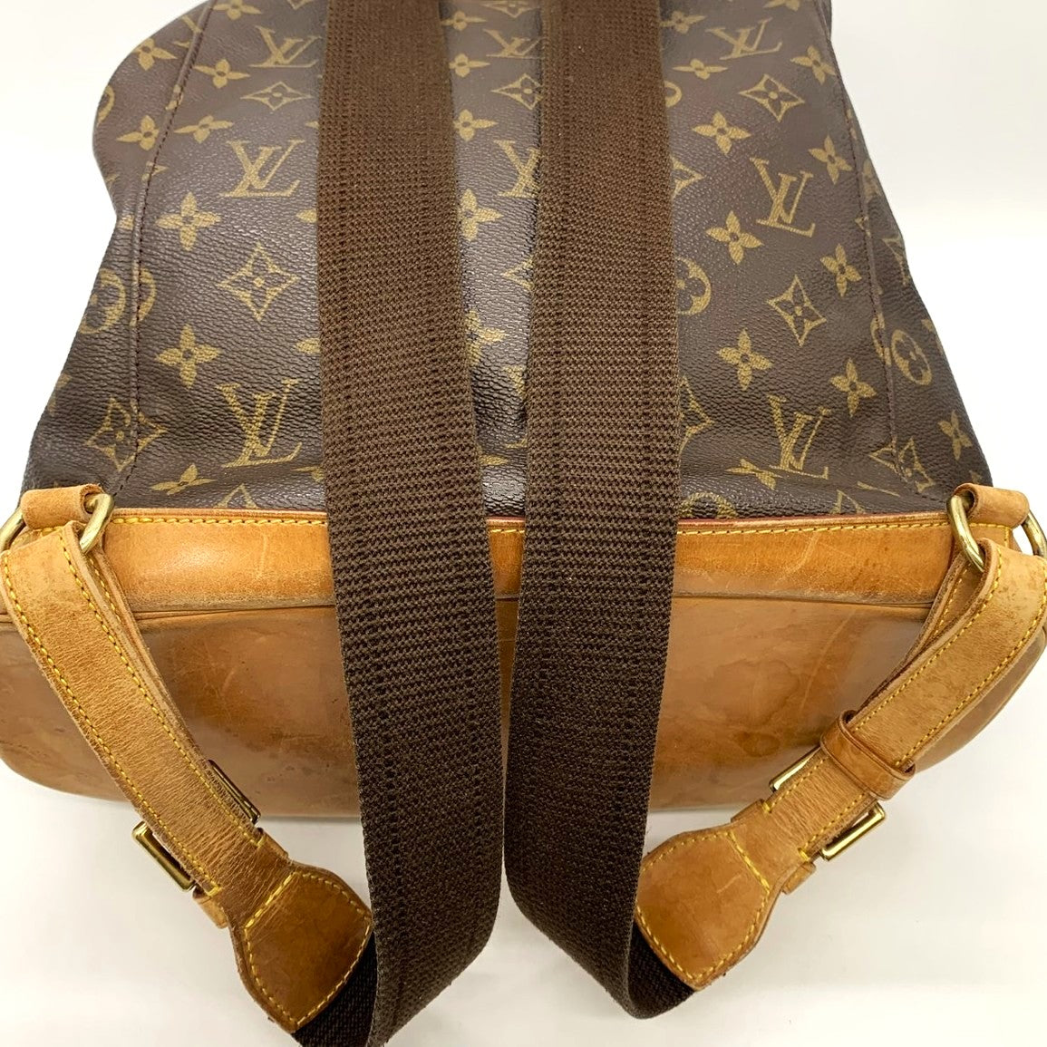 Louis Vuitton M51135 Montsouris GM Backpack/Daypack Monogram Canvas Brown Pre-owned