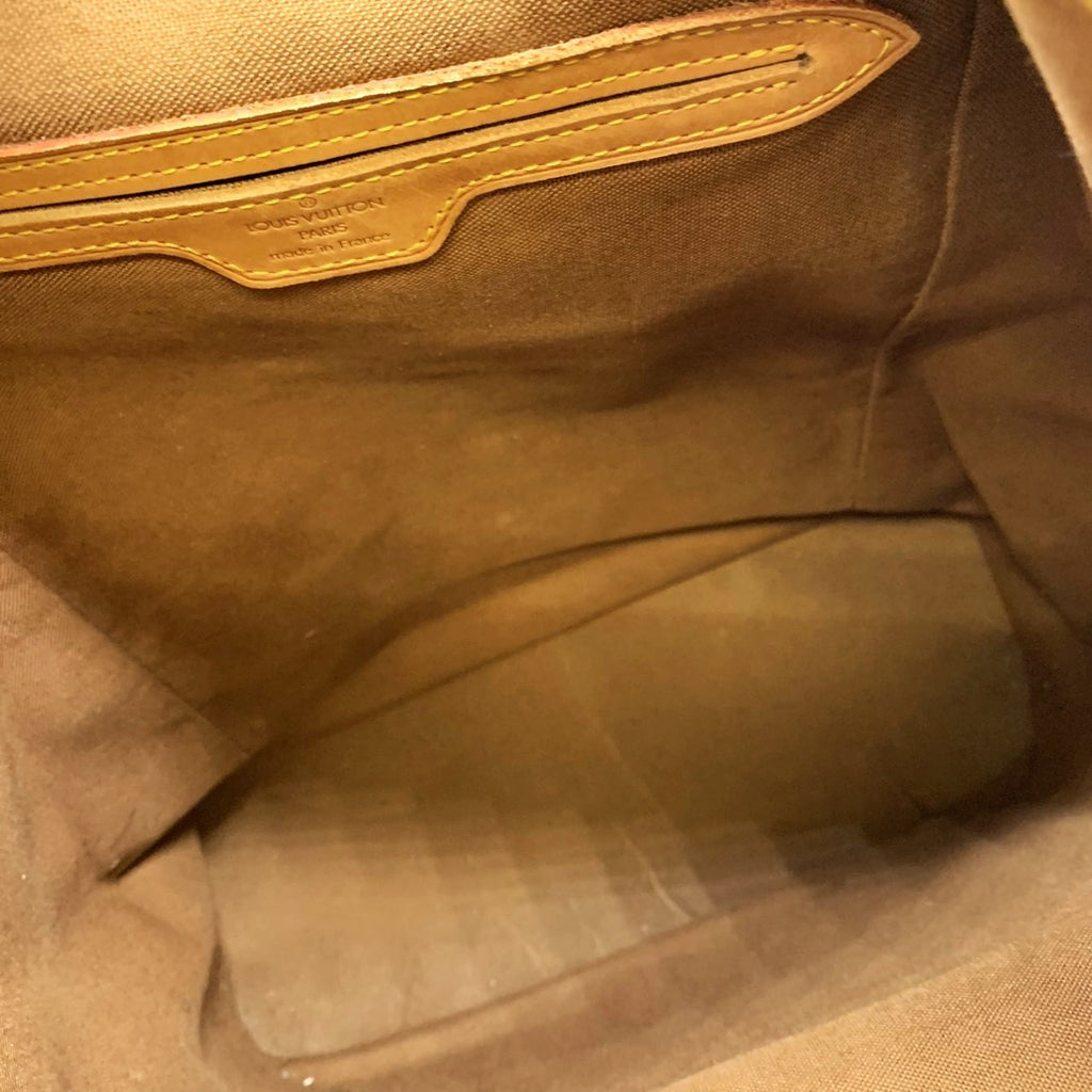 Louis Vuitton M51135 Montsouris GM Backpack/Daypack Monogram Canvas Brown Pre-owned